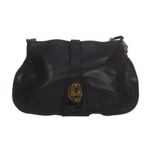 ♥️Burberry Medium Elegant Black Leather Handbag♥️